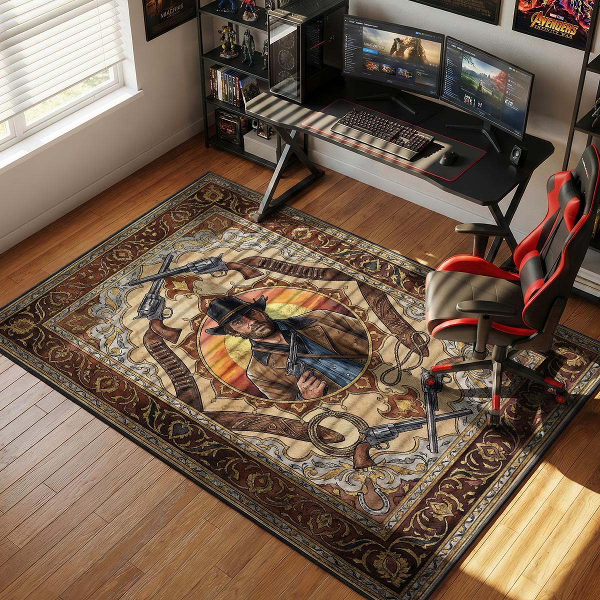 Arthur Morgan Outlaw Rug - RDR2 Chair Mat