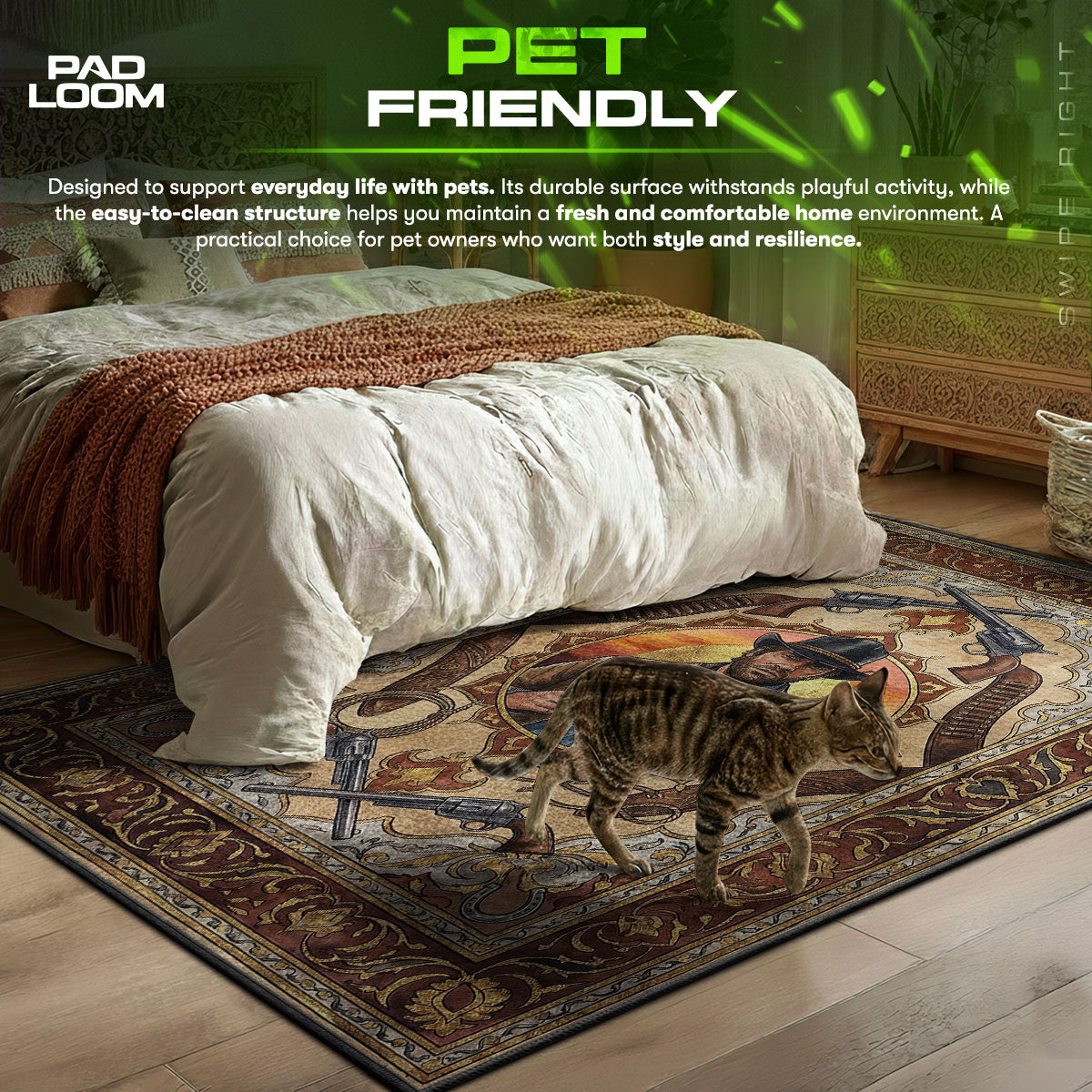 Arthur Morgan Outlaw Rug - RDR2 Chair Mat