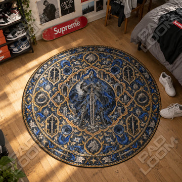 Artorias Greatsword Round Rug - Dark Souls Chair Mat