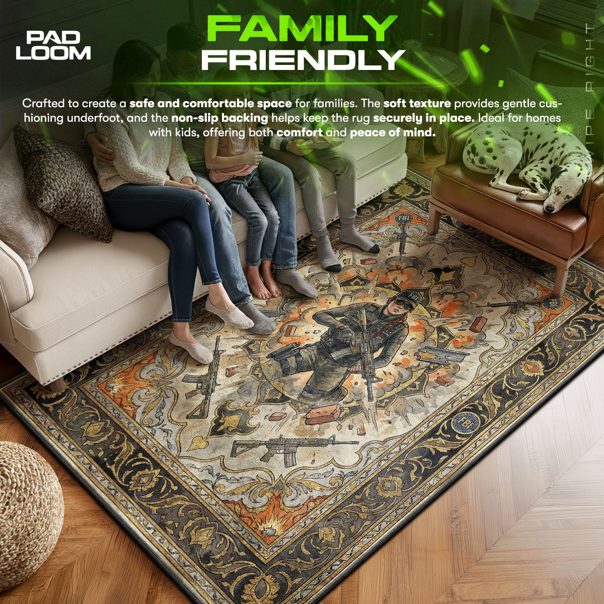 Ash Breaching Expert Rug - R6 Siege Chair Mat