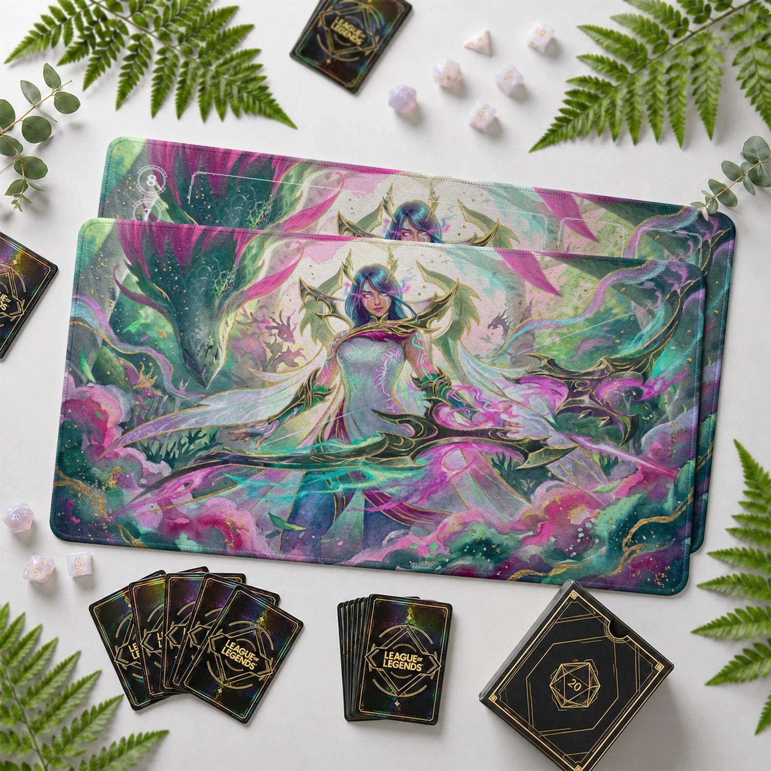 Ashe Empyrean Playmat - LoL Riftbound TCG Mat
