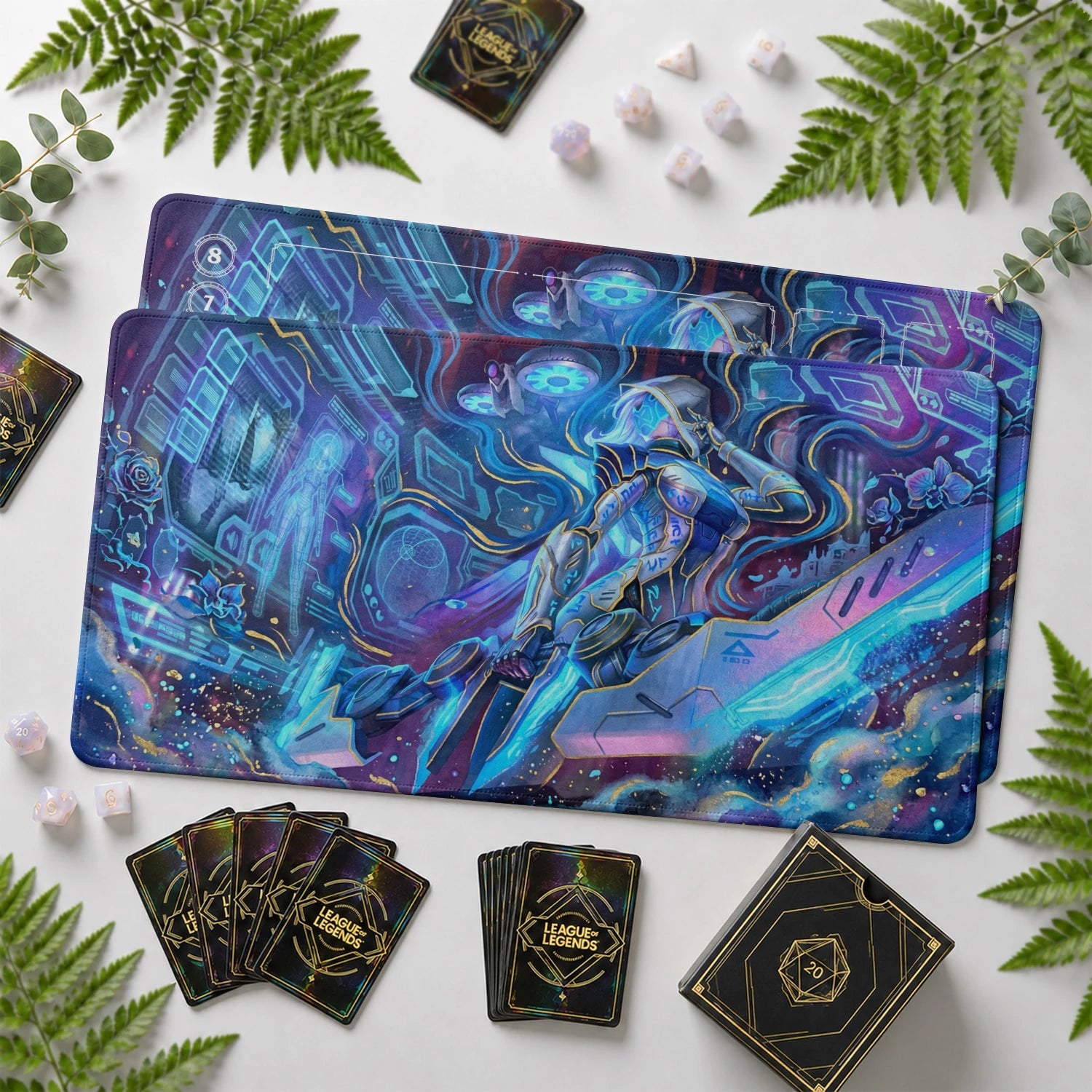Ashe PROJECT Playmat - LoL Riftbound TCG Mat