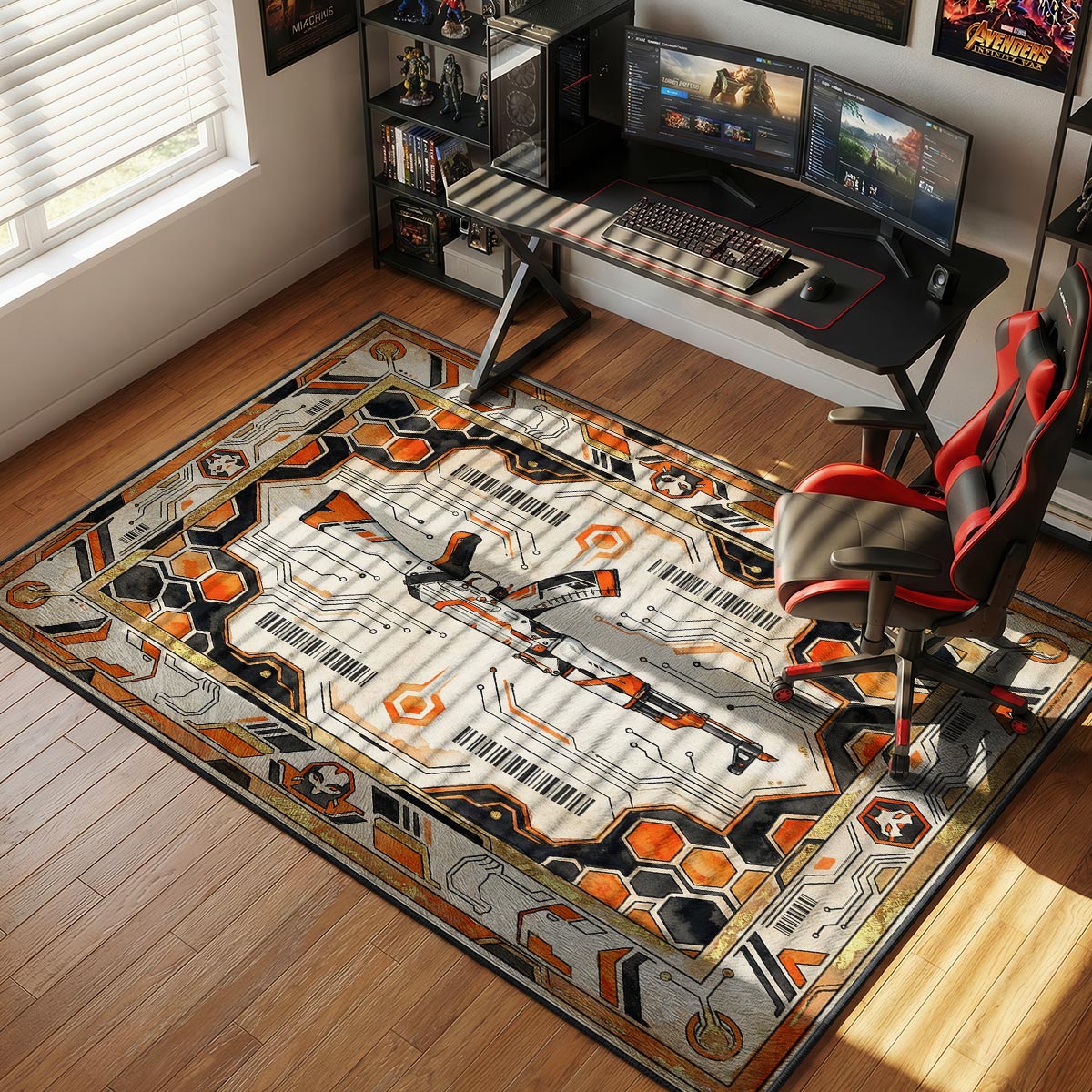Asiimov Future AK Rug - CS2 Chair Mat