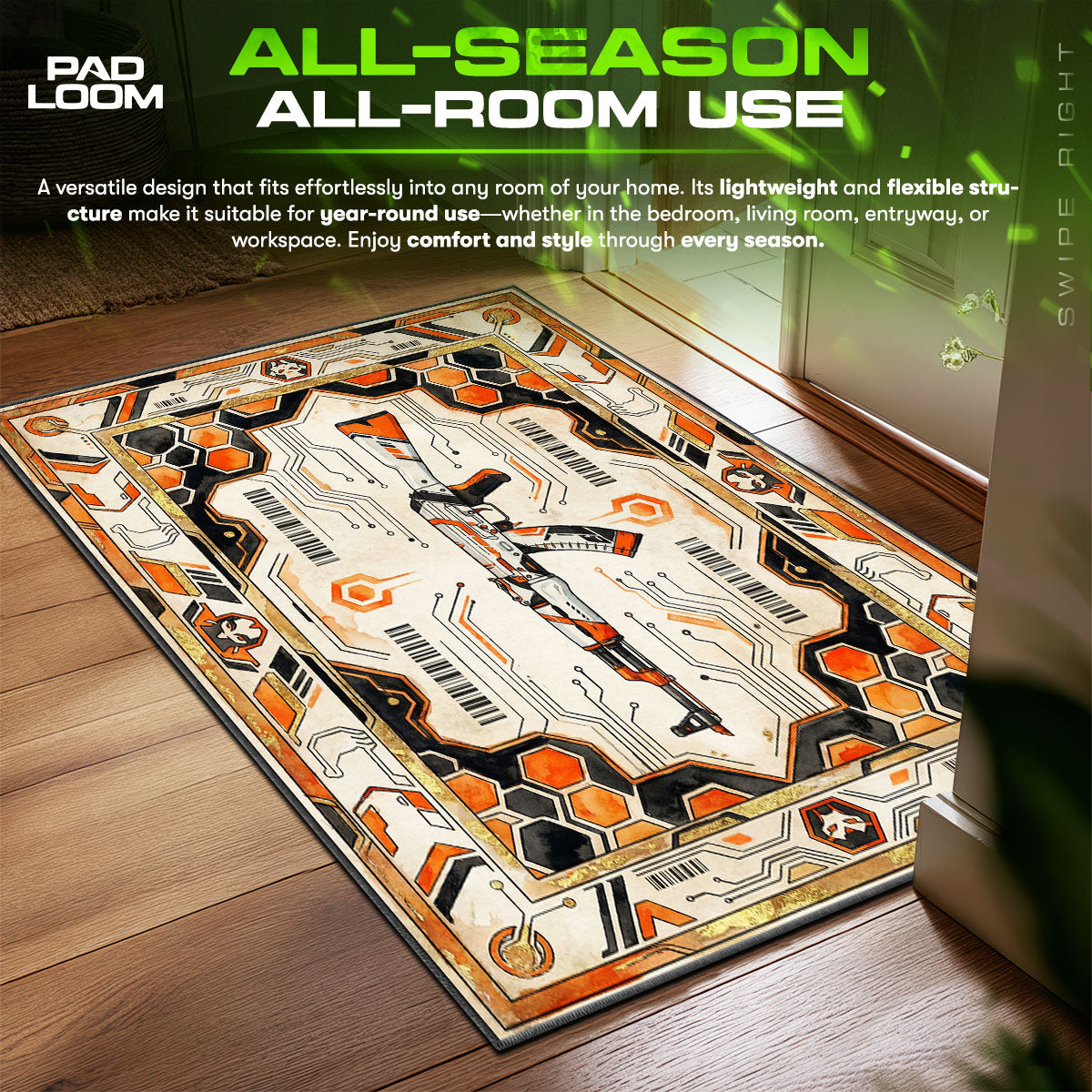 Asiimov Future AK Rug - CS2 Chair Mat