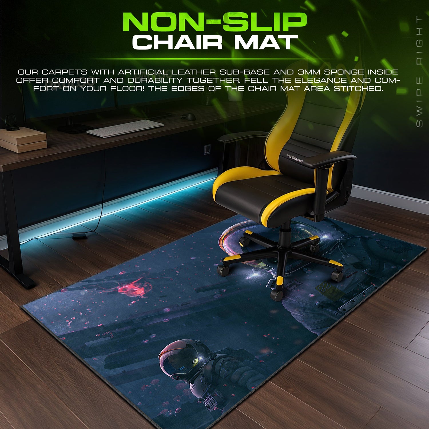 Astronaut Deep Space Recon Mouse Pad – Sci-Fi Desk Mat Padloom