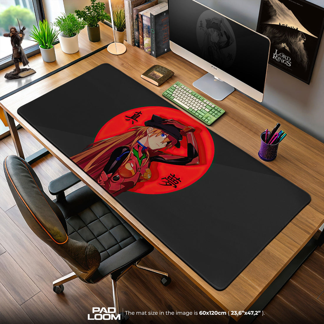 Asuka Scarlet Emblem Mouse Pad, Anime Gaming Desk Mat Padloom