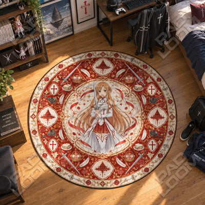 Asuna Rapier Round Rug - Sword Art Online Chair Mat