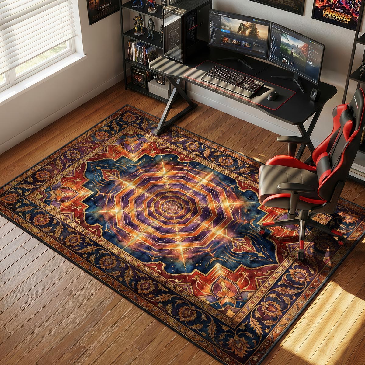 A.T. Field Barrier Rug - Evangelion Chair Mat