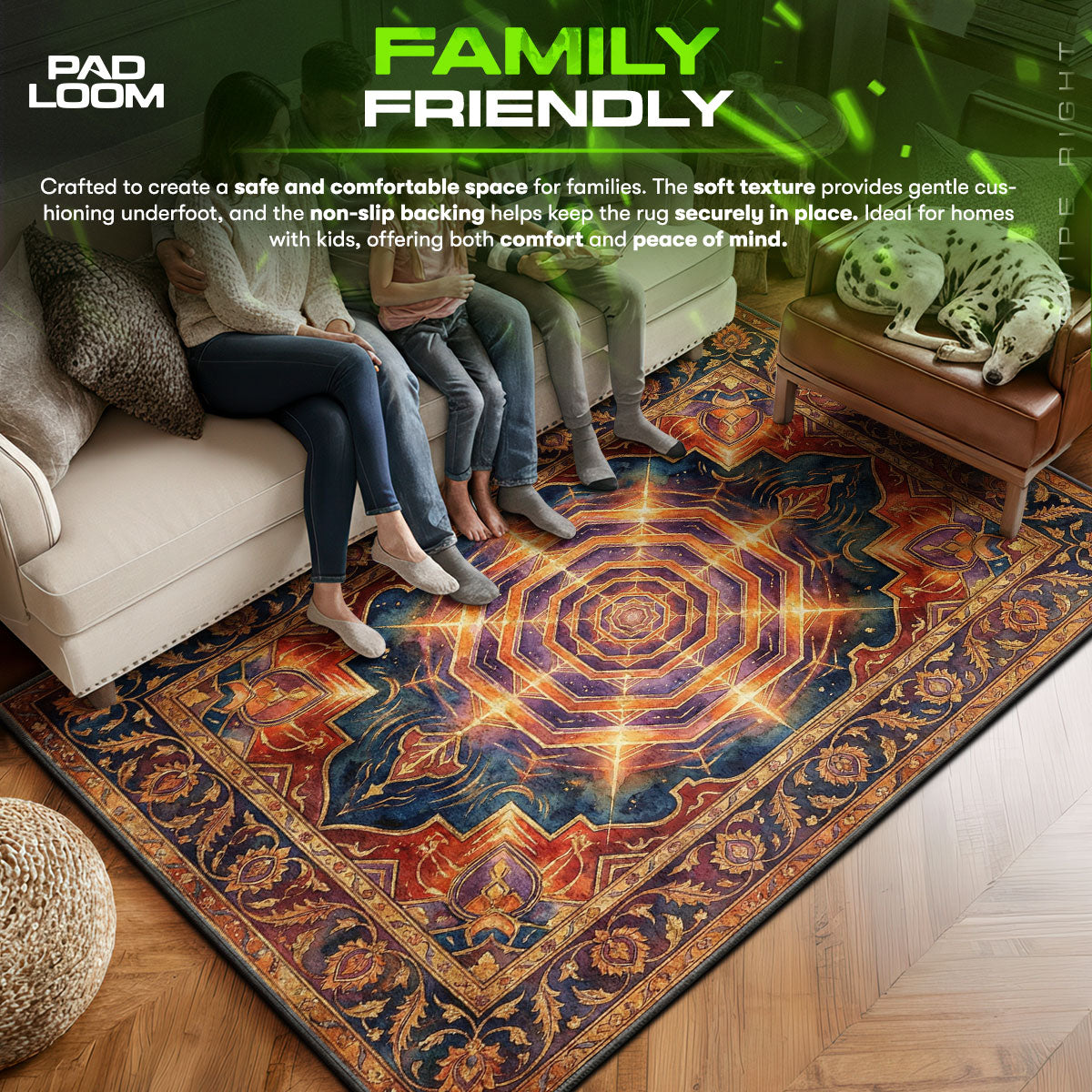 A.T. Field Barrier Rug - Evangelion Chair Mat