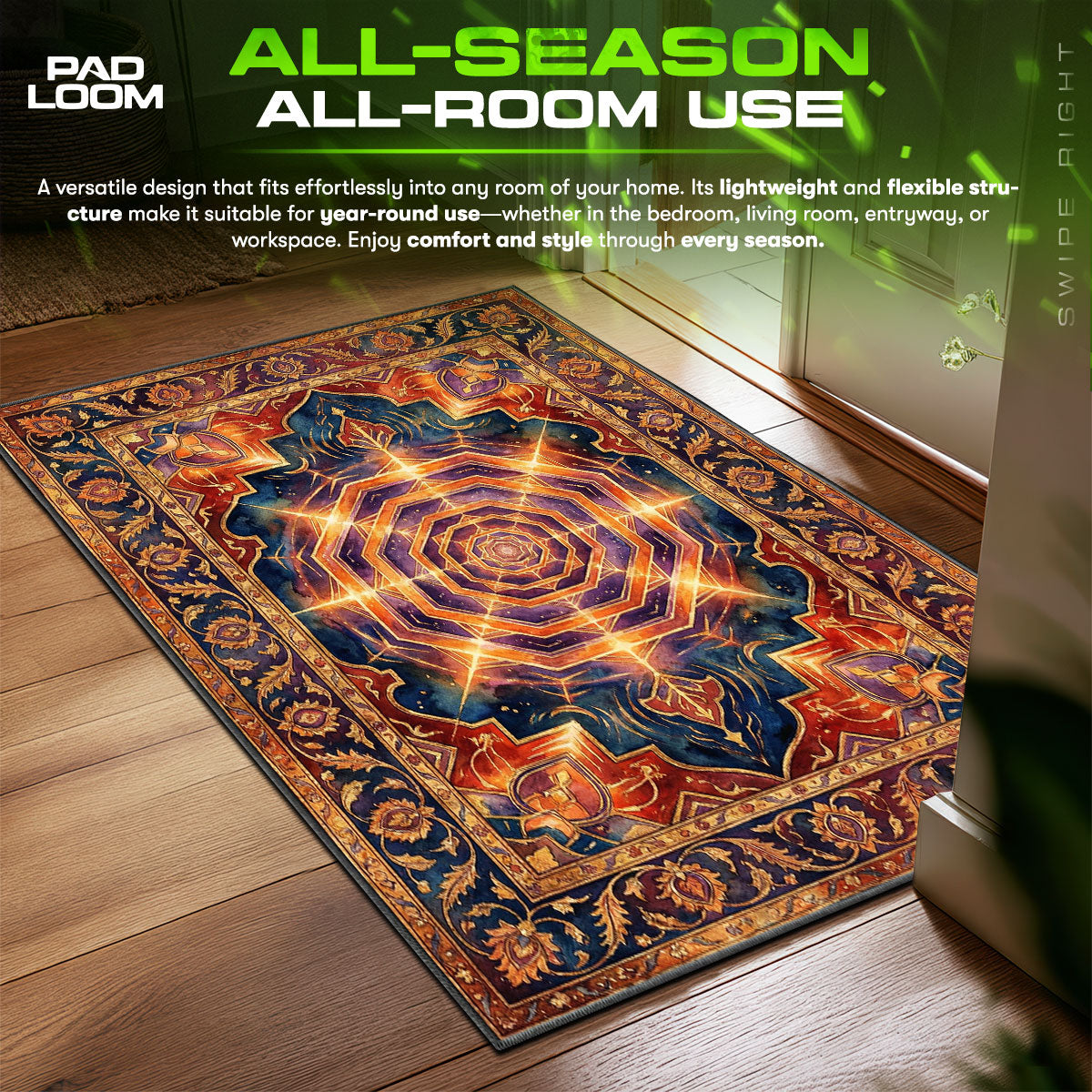 A.T. Field Barrier Rug - Evangelion Chair Mat