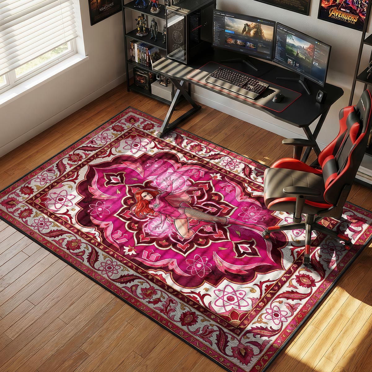 Atom Eve Energy Projection Invincible Room rug — main product view