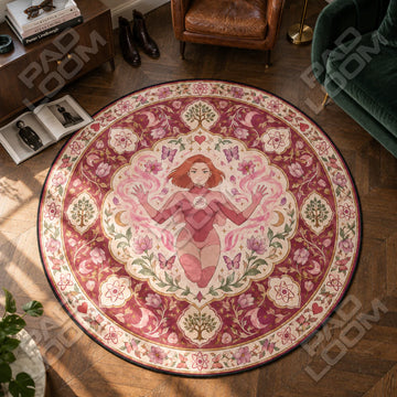 Atom Eve Floating Round Rug - Invincible Chair Mat