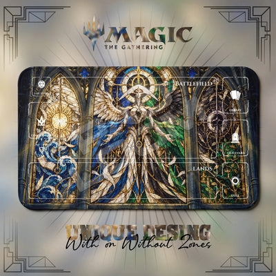 Atraxa Cathedral Playmat - MTG Magic the Gathering Mat