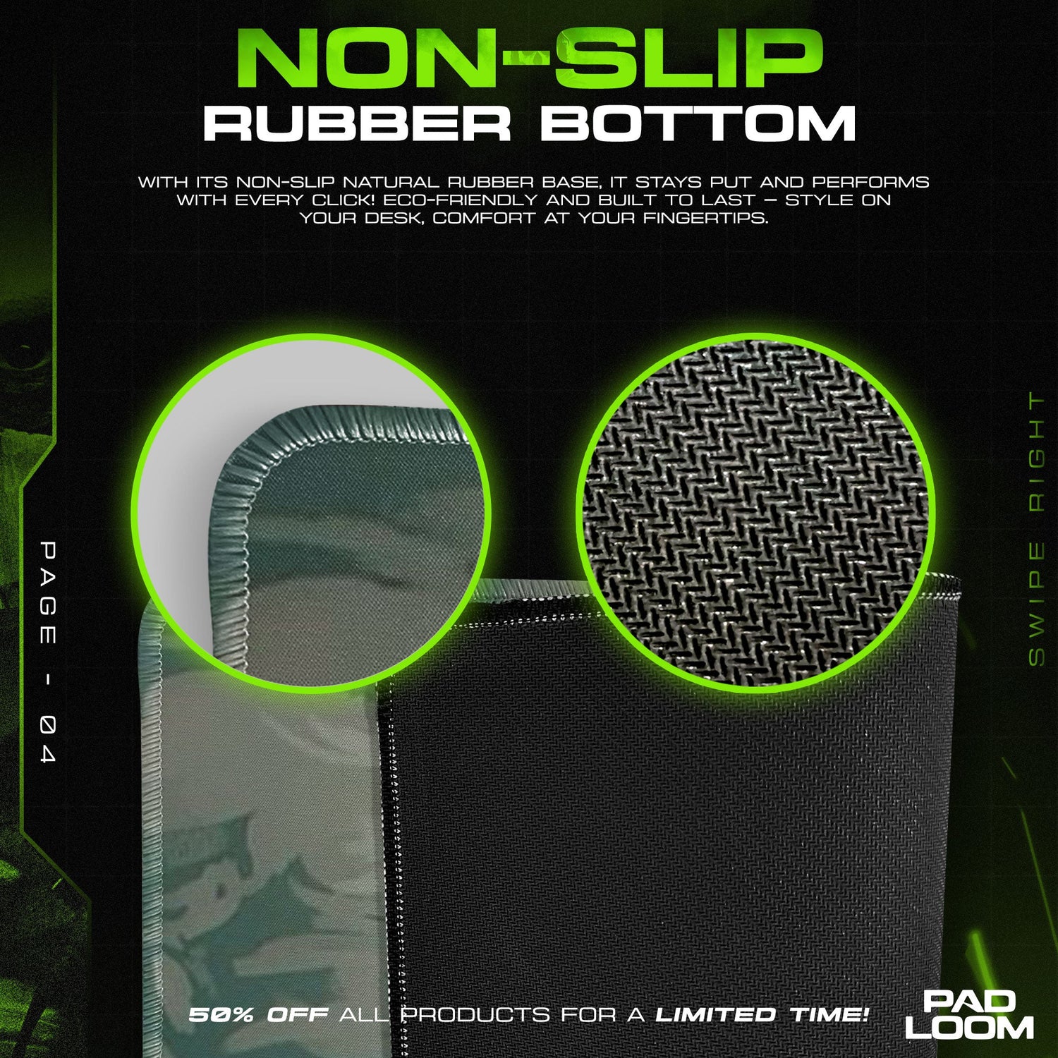 Attack on Titan Mouse Pad - Clash of Titans Anime Desk Mat Padloom