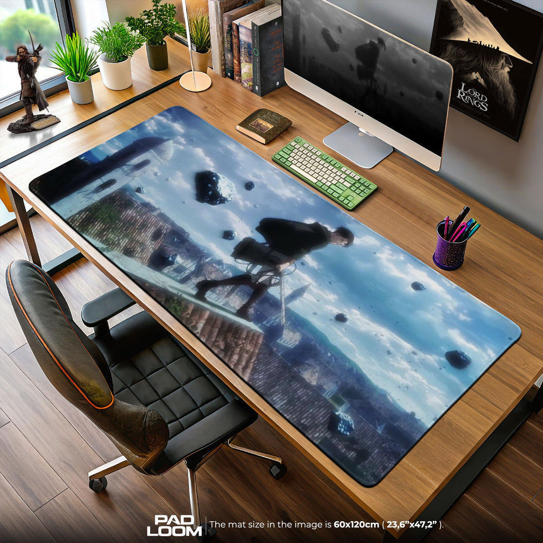 Attack on Titan Mouse Pad - Last Stand Desk Mat Padloom