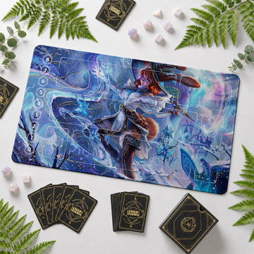 Aurora Frost Playmat - LoL Riftbound TCG Mat