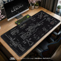 AWP Blueprint Mouse Pad – gaming desk mat by Padloom