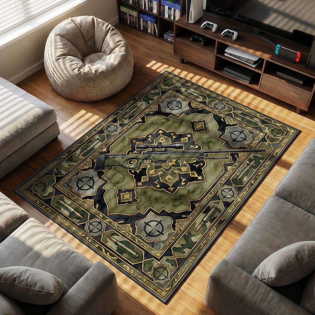 AWP Tactical Camo Rug - CS2 Chair Mat