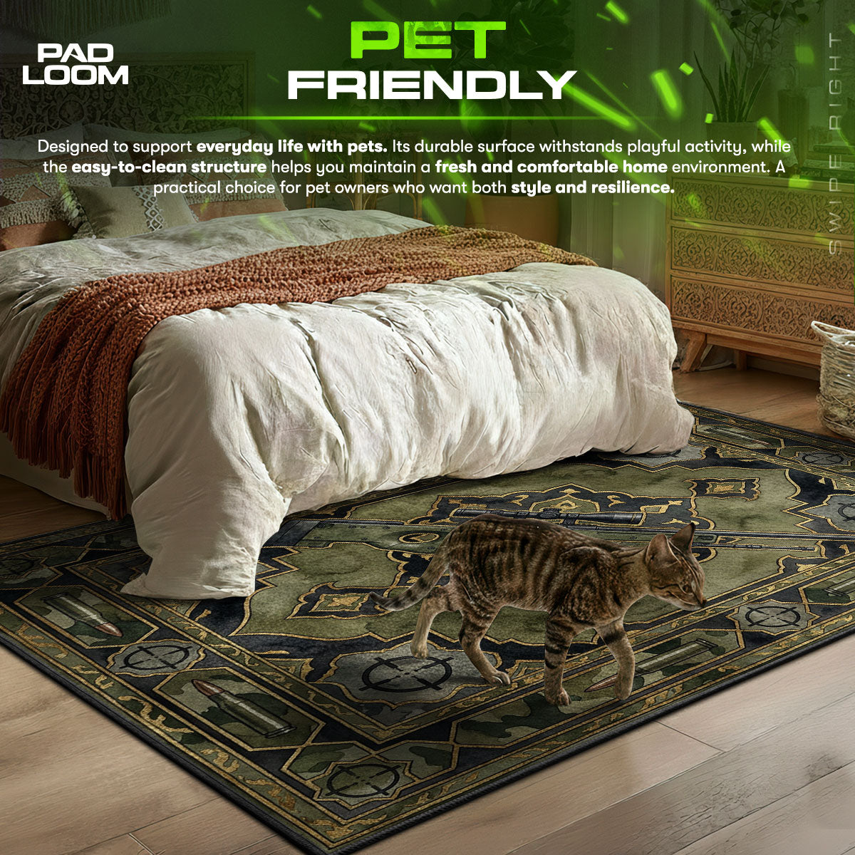 AWP Tactical Camo Rug - CS2 Chair Mat