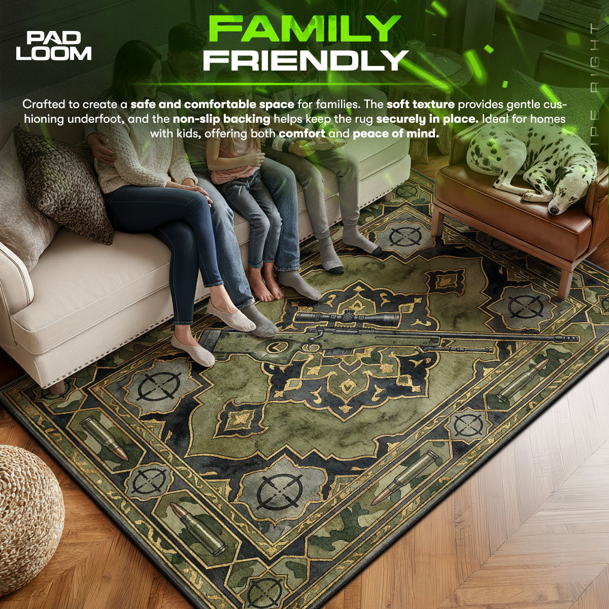 AWP Tactical Camo Rug - CS2 Chair Mat