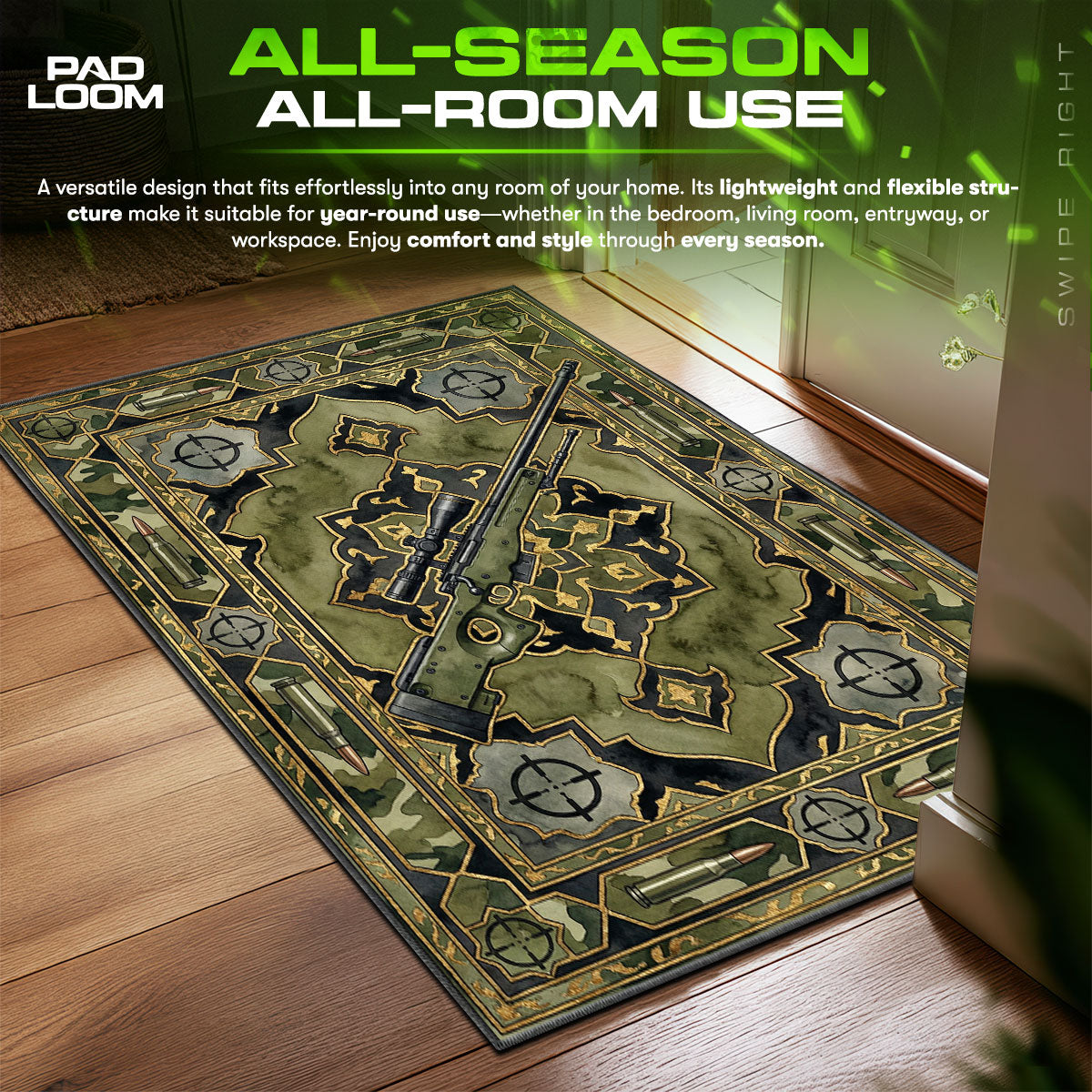 AWP Tactical Camo Rug - CS2 Chair Mat