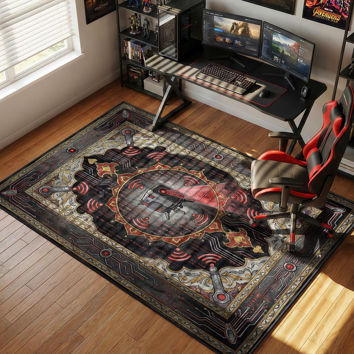 B Tech Signal Stray Chair rug — main product view