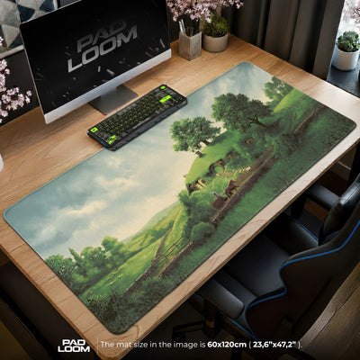 Bag End Green Hill Mouse Pad - LOTR Desk Mat
