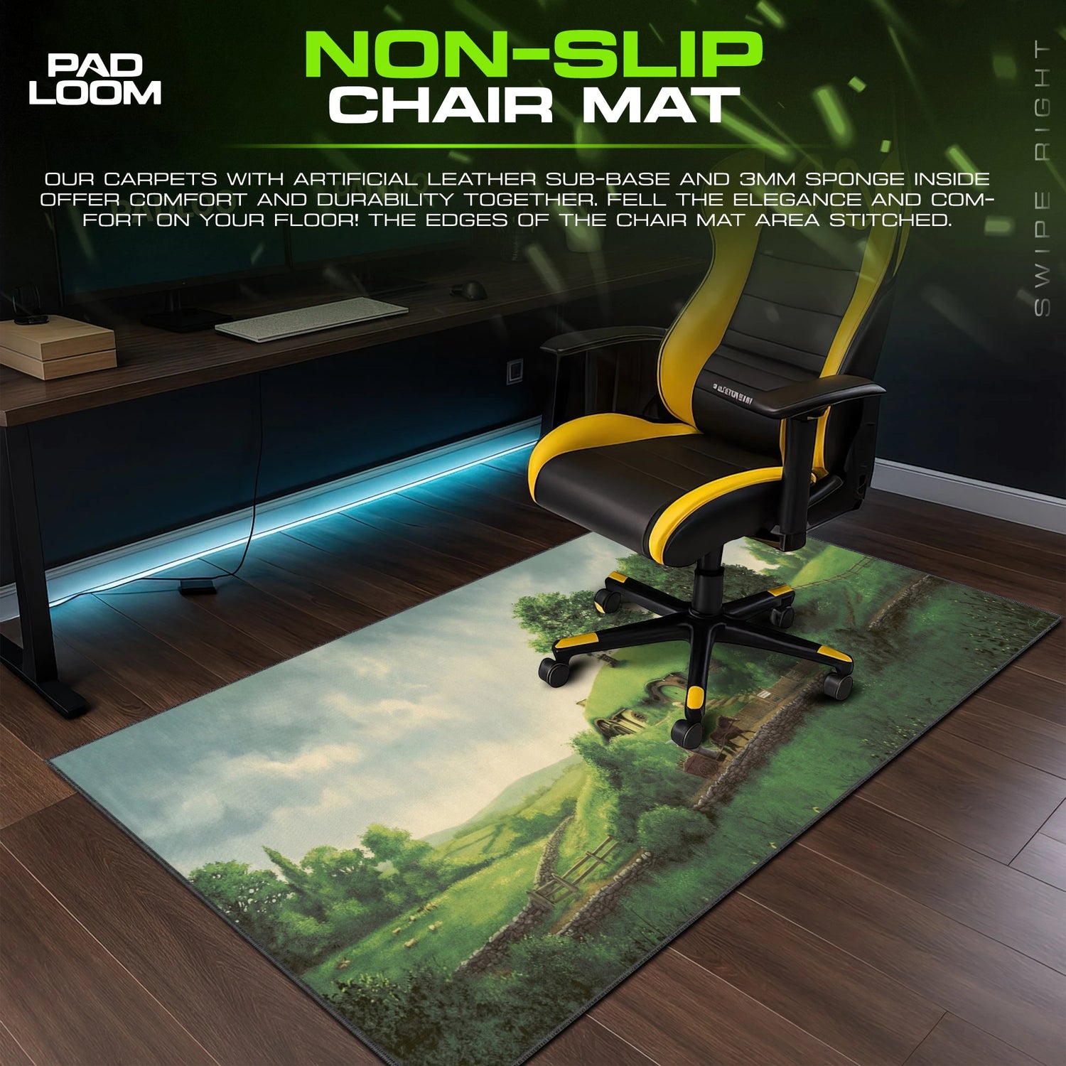 Bag End Green Hill Mouse Pad - LOTR Desk Mat