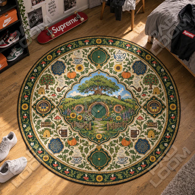 Bag End Medallion Round Rug - Lord of the Rings Chair Mat