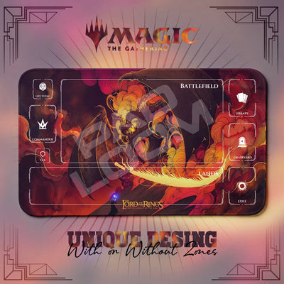 Balrog Bridge Playmat - LOTR MTG Magic Mat