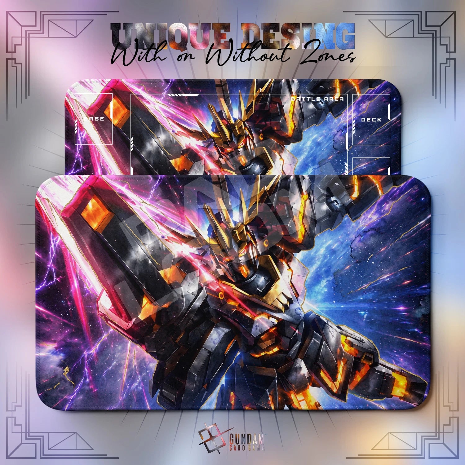 Banshee Fury Playmat - Gundam TCG Card Game Mat