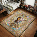 BAPE KAWS Dissected Persian Camo Pastel Pink and Blue hypebeast area rug