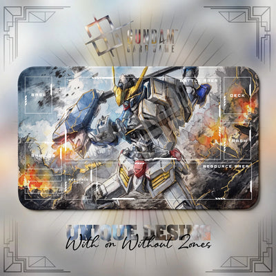Barbatos Brawl Playmat - Gundam TCG Card Game Mat