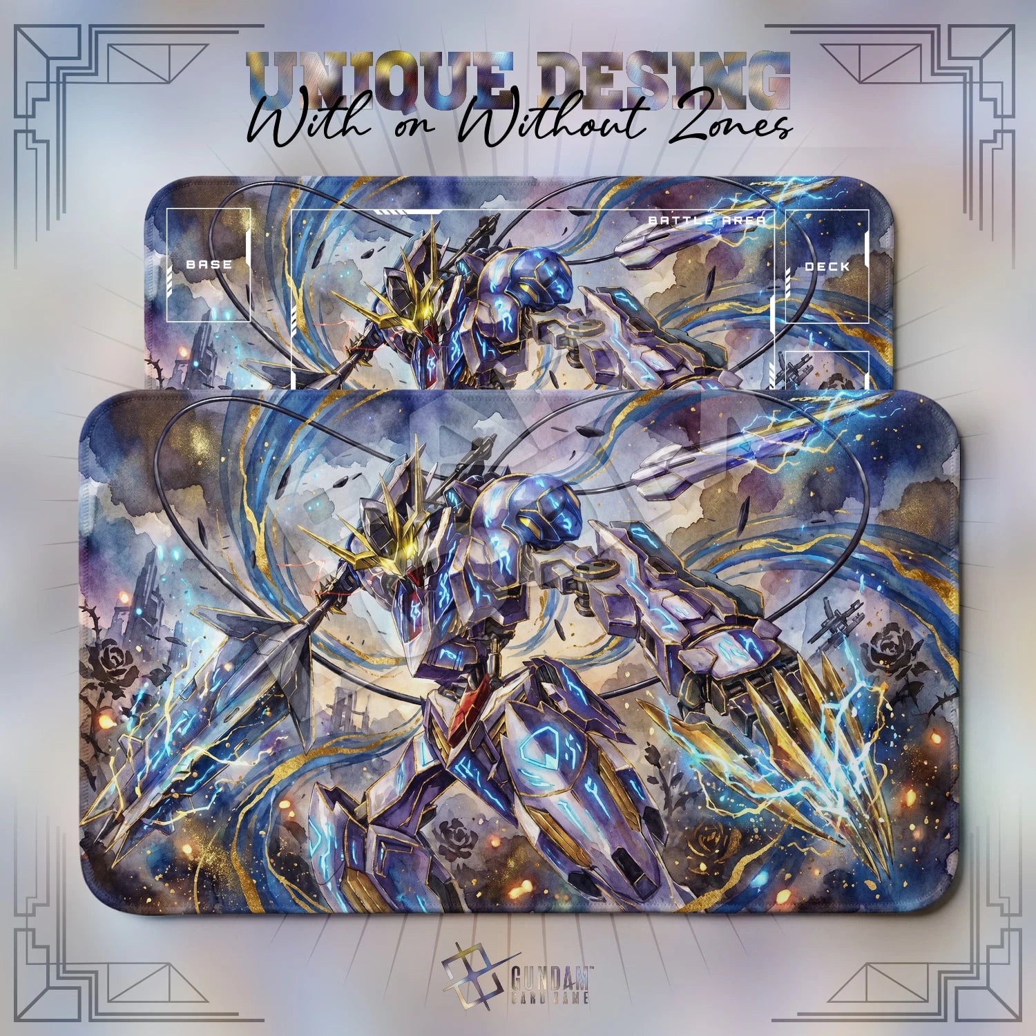 Barbatos Lupus Playmat - Gundam TCG Card Game Mat