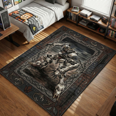 Barbatos Lupus Rex Savage Tapestry Rug - Gundam IBO Chair Mat