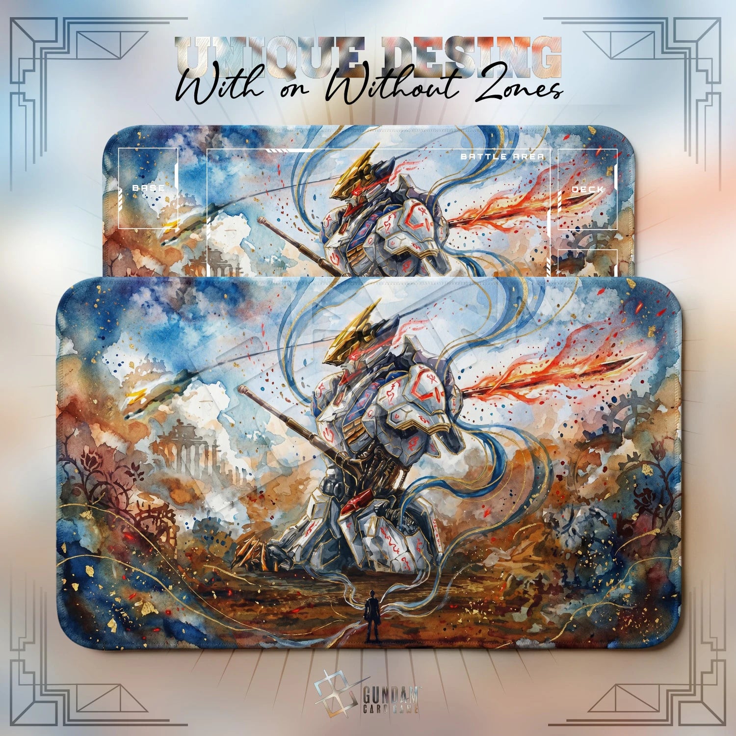 Barbatos Oath Playmat - Gundam TCG Card Game Mat