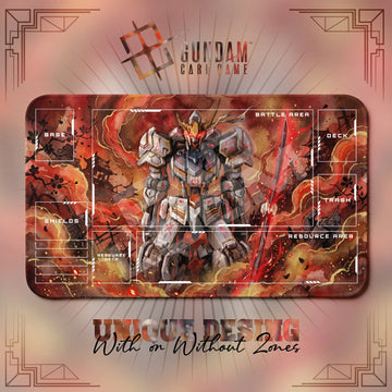 Barbatos Ronin Playmat - Gundam TCG Card Game Mat