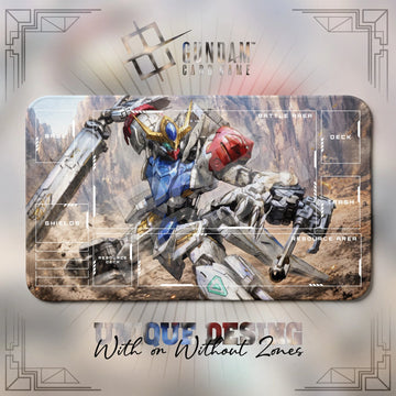 Barbatos Salvage Playmat - Gundam TCG Card Game Mat