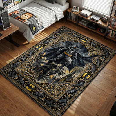 Batman Gotham Gargoyle Rug - Batman Room Mat