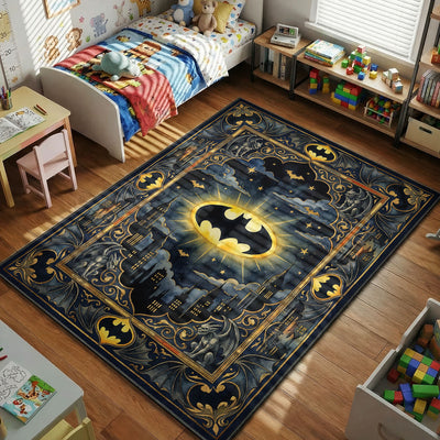 Batman Gotham Fledermaus-Signal Teppich – Fanmatte