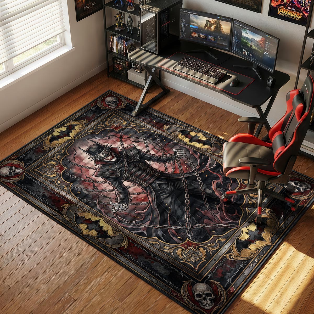 Batman Who Laughs DC Comics Room rug — main product view