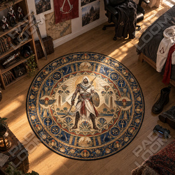 Bayek Scarab Round Rug - Assassins Creed Chair Mat