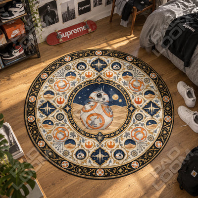 BB-8 Desert Round Rug - Star Wars Chair Mat