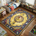 Belle Beauty and the Beast princess yellow dress kids bedroom area rug