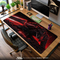 Berserk Black Swordsman Mouse Pad, Dark Anime Gaming Desk Mat Padloom