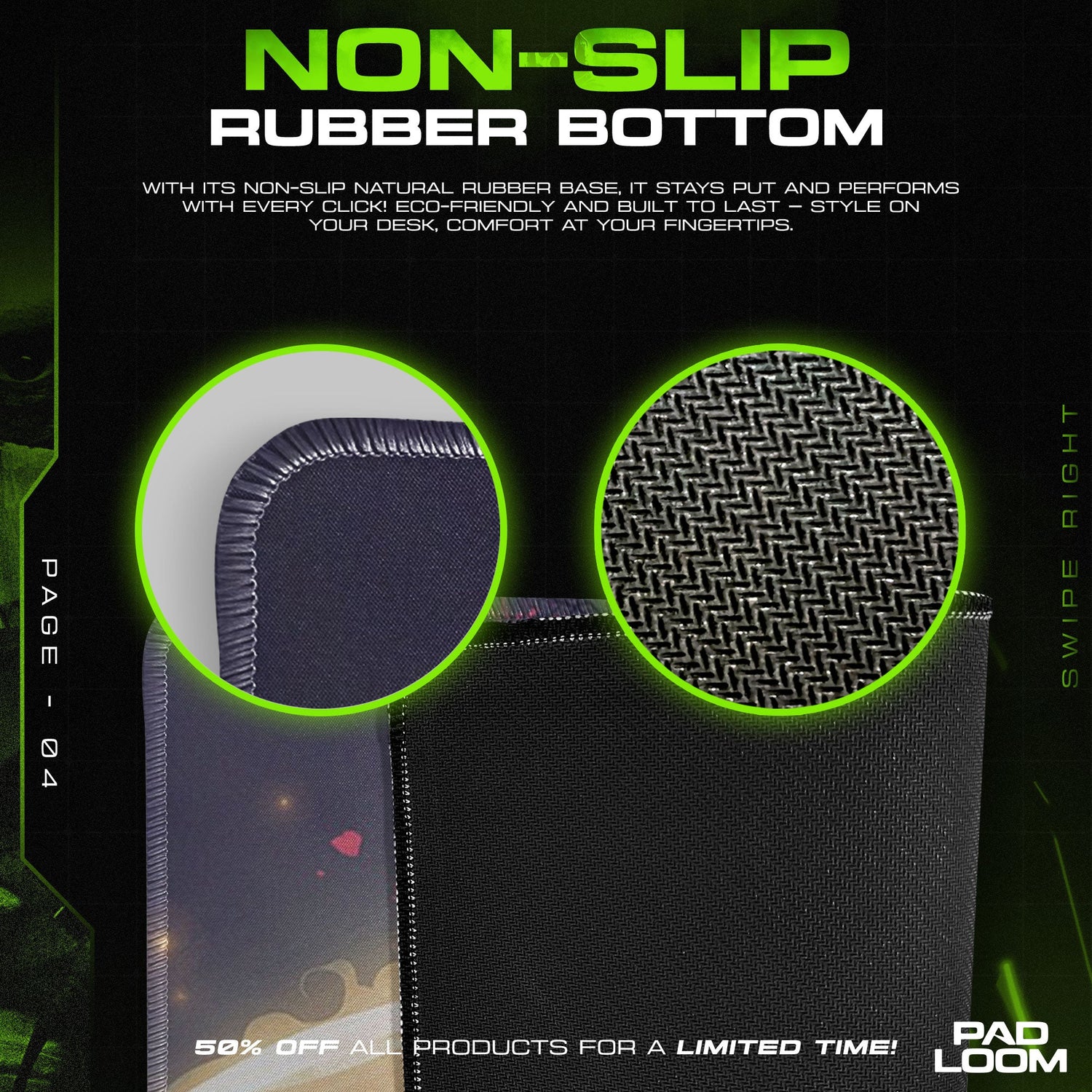 Berserk Eclipse Duel Mouse Pad - Dark Fantasy Gaming Desk Mat Padloom