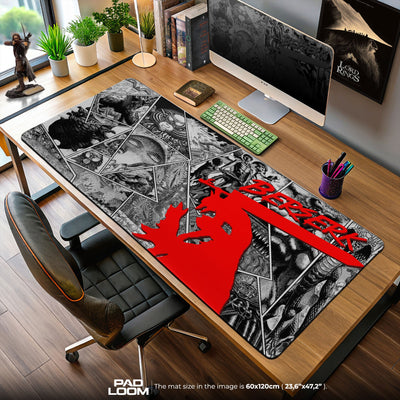 Berserk Eclipse Scene Mauspad, Anime Gaming Schreibtischmatte