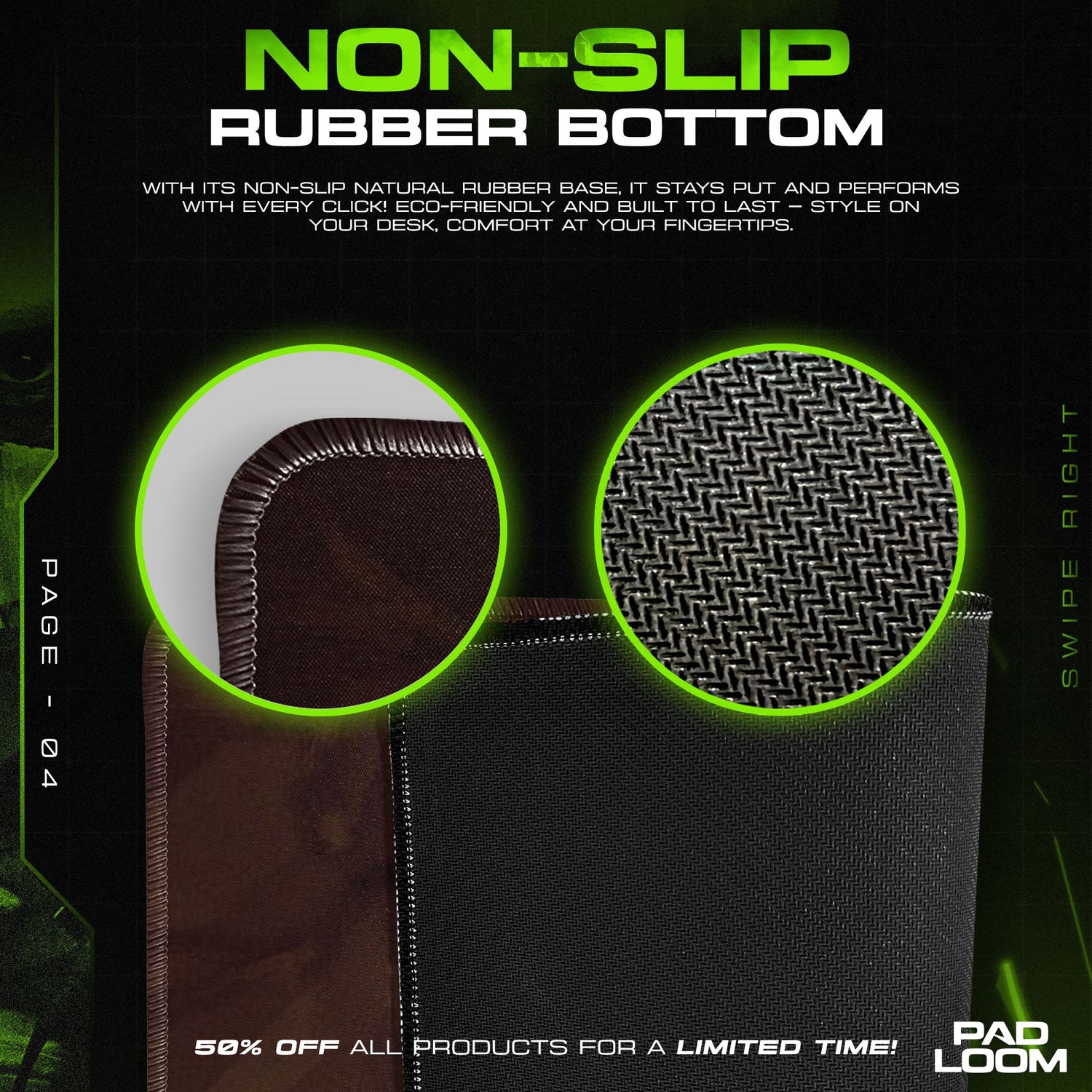 Berserk Eclipse Warrior Mouse Pad - Dark Fantasy Gaming Desk Mat Padloom