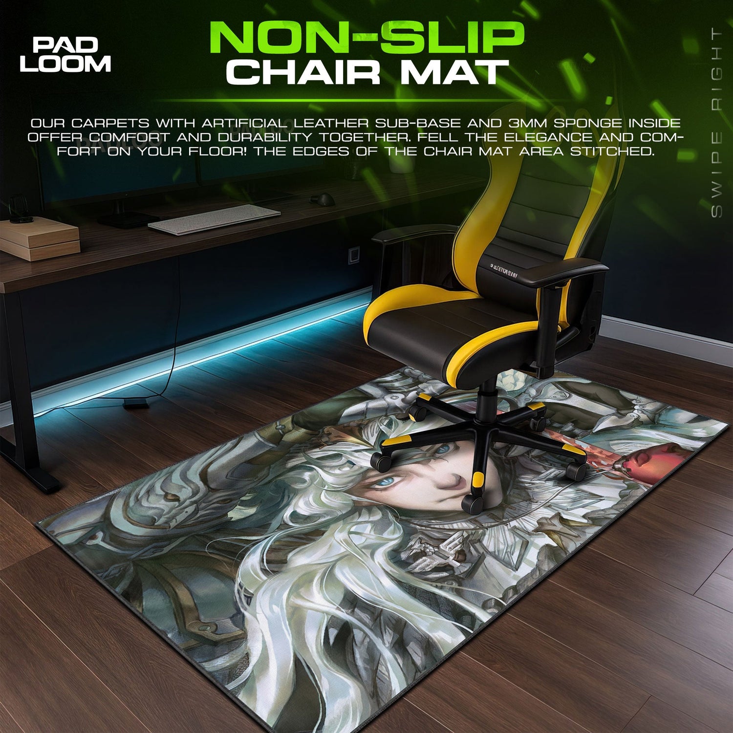 Berserk Griffith Hawk of Light Mouse Pad - Divine Anime Gaming Desk Mat Padloom