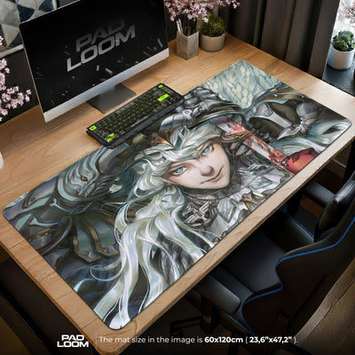 Berserk Griffith Hawk of Light Mouse Pad - Divine Anime Gaming Desk Mat